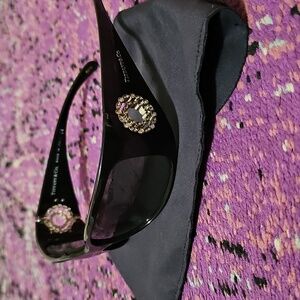 Tiffany & Co. Black Sunglasses with Crystal Accents